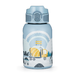 PETITE&MARS 150381 Butelka termiczna ze stali nierdzewnej ze słomką 350ml Work Zone