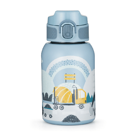 PETITE&MARS 150381 Butelka termiczna ze stali nierdzewnej ze słomką 350ml Work Zone