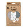 PETITE&MARS 415361 Zestaw pieluszek z muślinu bambusowego 3 szt 68x68 cm Grey Planes