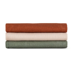 PETITE&MARS 415370 Zestaw pieluszek z muślinu bambusowego 3 szt 68x68 cm Earth Tones