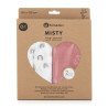 PETITE&MARS 417362 Zestaw otulaczy z muślinu bambusowego 2 szt Misty Rose Rainbows 120x120