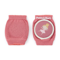 PETITE&MARS 522820 Elastyczne nakolanniki do raczkowania Follow Dusty Rose 6 m+