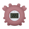 PETITE&MARS 583820 Silikonowy termometr cyfrowy do kąpieli Crab Caleb Dusty Rose