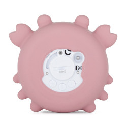 PETITE&MARS 583820 Silikonowy termometr cyfrowy do kąpieli Crab Caleb Dusty Rose