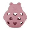 PETITE&MARS 606820 Silikonowa zabawka z grzechotką Bear Basil Dusty Rose