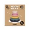 PETITE&MARS 610728 Drewniana zabawka - wieża Orbit  Aurora Pink 12 m+