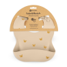 PETITE&MARS 706718 Silikonowy śliniak Take &Match Sand Butterflies 6m+