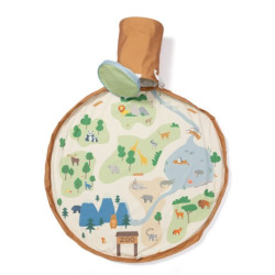 PLAY&GO SOO 601628 Kosz i mata 2w1 Zoo