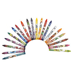 SCENTOS ST 40277 Pachnące kredki świecowe 20szt