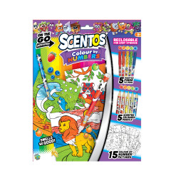 SCIENTOS ST 10533 Pachnący zestaw - kreatywna teczka display 12 szt.