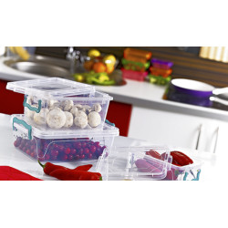 Pojemnik plastikowy 300ml OKRĄGŁY MULTI BOX z pokrywką