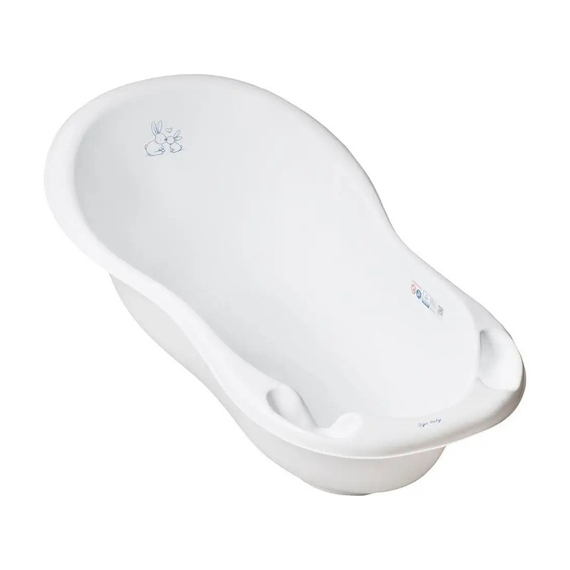 TEGA KR-005-103 Wanna dziecięca 102 cm LUX KRÓLICZKI z odpływem biały