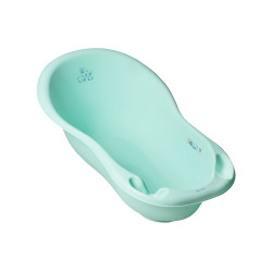 TEGA KR-005-105 Wanna dziecięca 102 cm LUX KRÓLICZKI z odpływem j.zielony