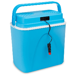 Lodówka samochodowa elektryczna 22L KAMAI CB, zasilanie 12V, niebieska