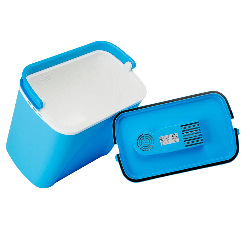 Lodówka samochodowa elektryczna 22L KAMAI CB, zasilanie 12V, niebieska