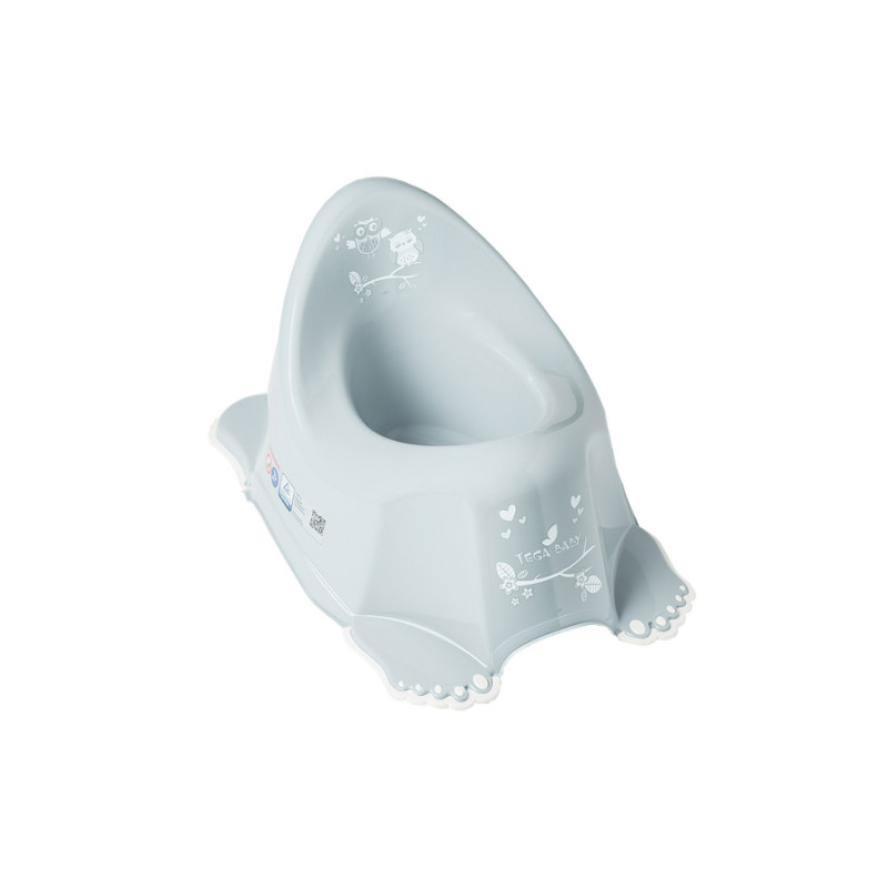 TEGA SO-001-106 Nocnik antypoślizgowy SOWA szary