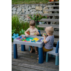 TEGGI TI-011-173 Komplet MULTIFUN 1+2 turkusowy/granatowy/szary