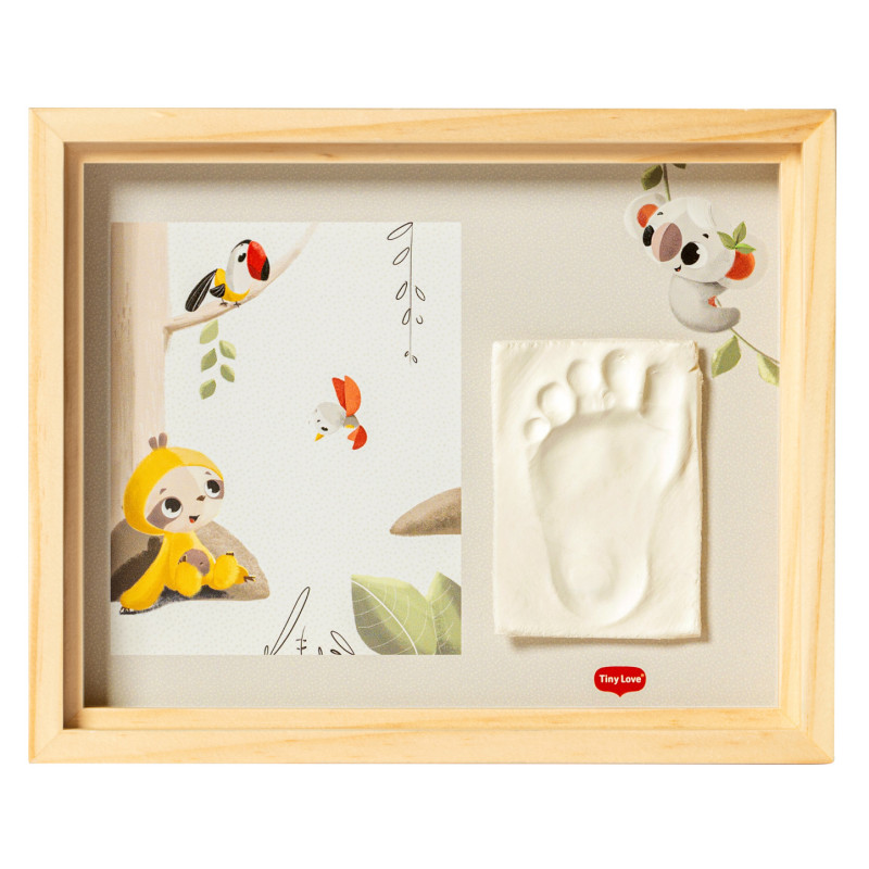 TINY LOVE CREATIONS TLC1660700 Ramka na zdjęcie i odcisk drewniana