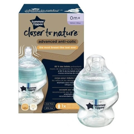 TOMMEE TIPPEE TTP42240586  42240587 Butelka plastikowa antykolkowa 150 ml