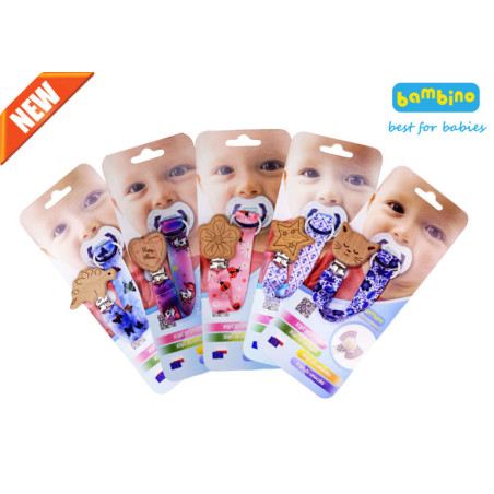 TopGal 345353 Klips do smoczka drewno zw