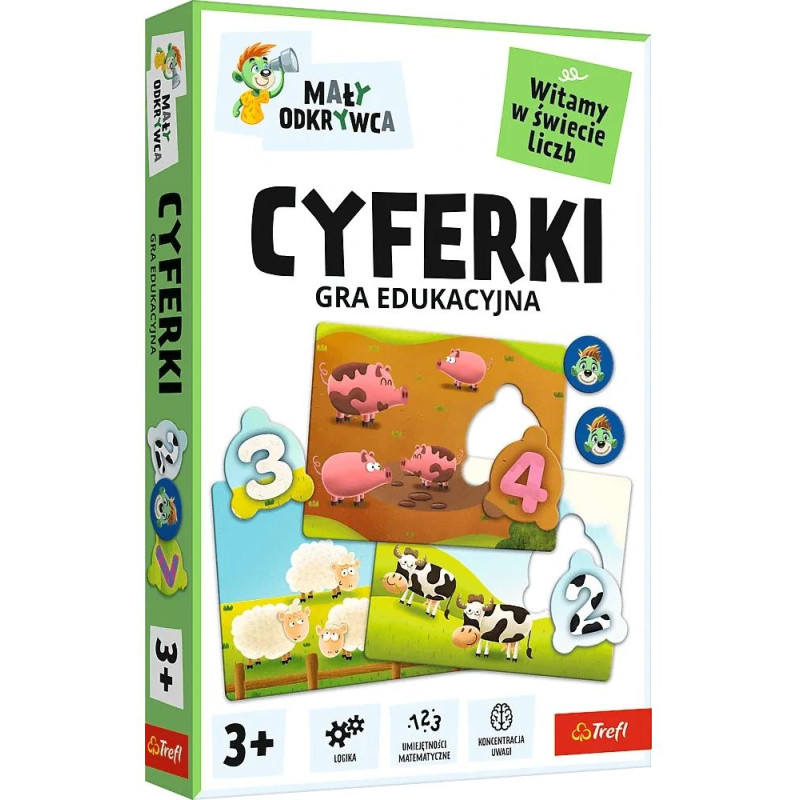 TREFL 02810 Gra Cyferki / Mały Odkrywca