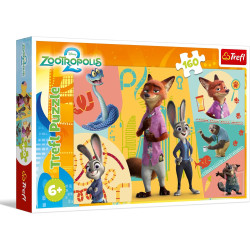 TREFL 15429 Puzzle 160 Razem w Zootopii