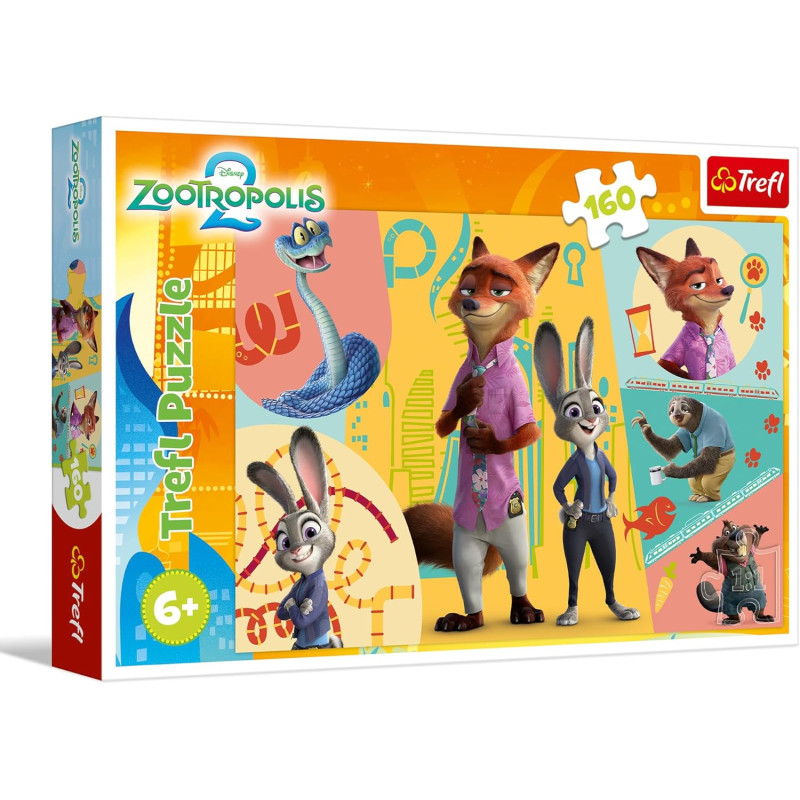 TREFL 15429 Puzzle 160 Razem w Zootopii
