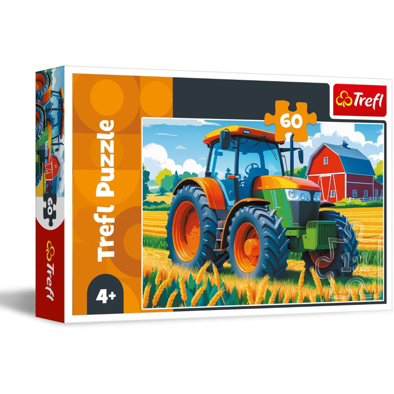 TREFL 16492 Puzzle 60 Pojazd rolnika