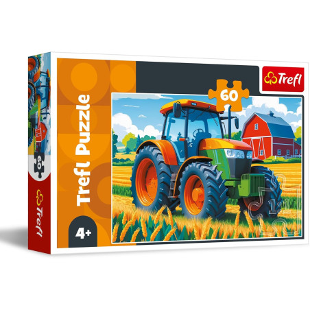 TREFL 16492 Puzzle 60 Pojazd rolnika