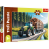 TREFL 16493 Puzzle 100 Ciągnik leśny