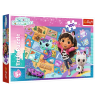 TREFL 16515 Puzzle 100 Przyjaźń w kocim domku