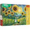 TREFL 16560 Puzzle 100 Spacer wśród słoneczników / Rodzina Treflików