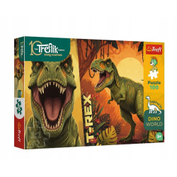 TREFL 16578 Puzzle 100 T-Rex / Rodzina Treflików
