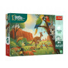 TREFL 16594 Puzzle 100 Koala i kangury / Rodzina Treflików