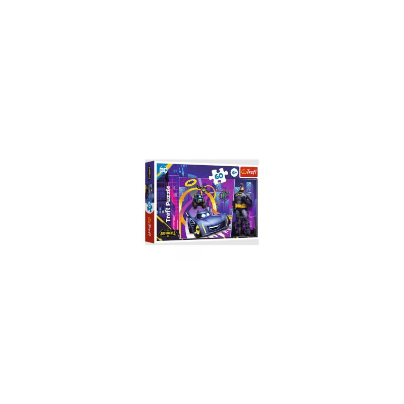 TREFL 17400 Puzzle 60 Batman i jego pojazdy