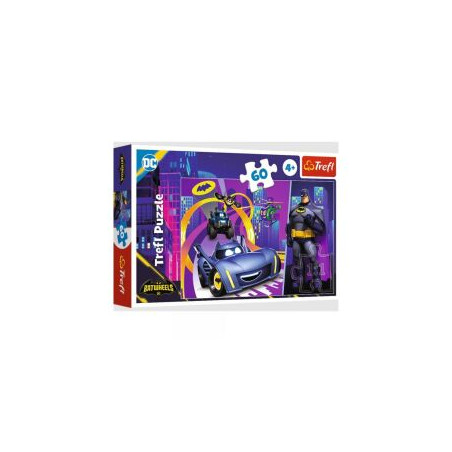 TREFL 17400 Puzzle 60 Batman i jego pojazdy