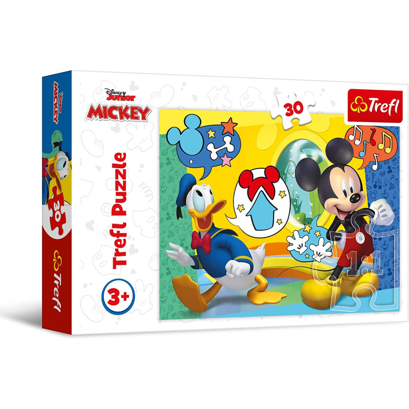 TREFL 18289 Puzzle 30 Myszka Miki i Wesoły Domek