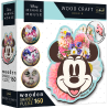 TREFL 20193 Puzzle drewniane Myszka Minnie 160 Stylowa Myszka Minnie