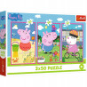 TREFL 34877 Puzzle 3x50 Siła przyjaźni / Peppa Pig