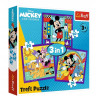 TREFL 34894 Puzzle 3w1 Miki i jego wesoła ekipa