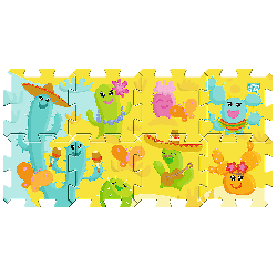 TREFL 61265 Układanka Puzzlopianka Kaktusiaki Śpiewaki