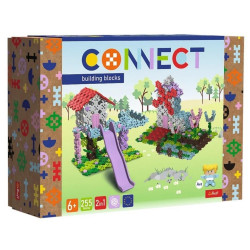 TREFL 61978 Klocki Connect 2w1 - Domek na drzewie / Wiatrak