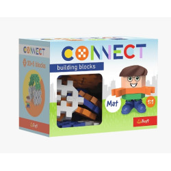 TREFL 62005 Klocki Connect - Basic 35 Boy MAT