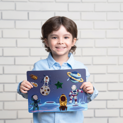 TREFL 62603 Skillmatics Foil Fun Zestaw kreatywny Kosmos