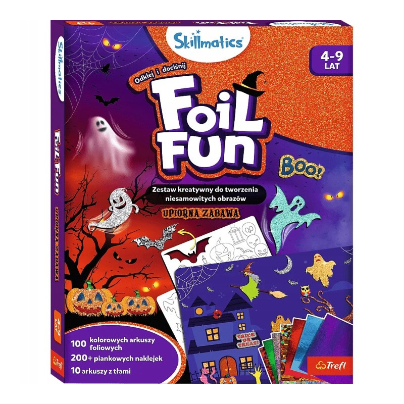 TREFL 62610 Skillmatics Foil Fun Upiorna zabawa