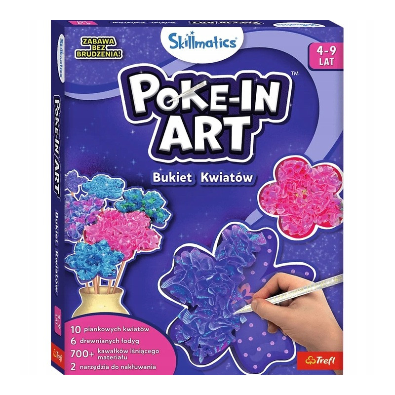 TREFL 62612 Skillmatics Poke-In Art Bukiet kwiatów
