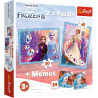 TREFL 93335 Puzzle 2w1 MEMOS Księżniczki w swojej krainie