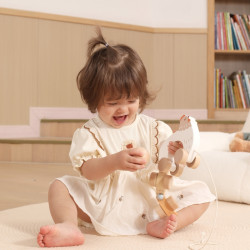 Viga 44285 Drewniana kurka  do ciągnięcia