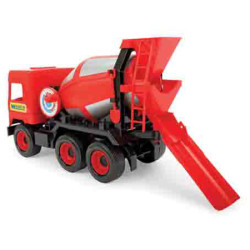 WADER 32114 Middle Truck - Betoniarka czerwona