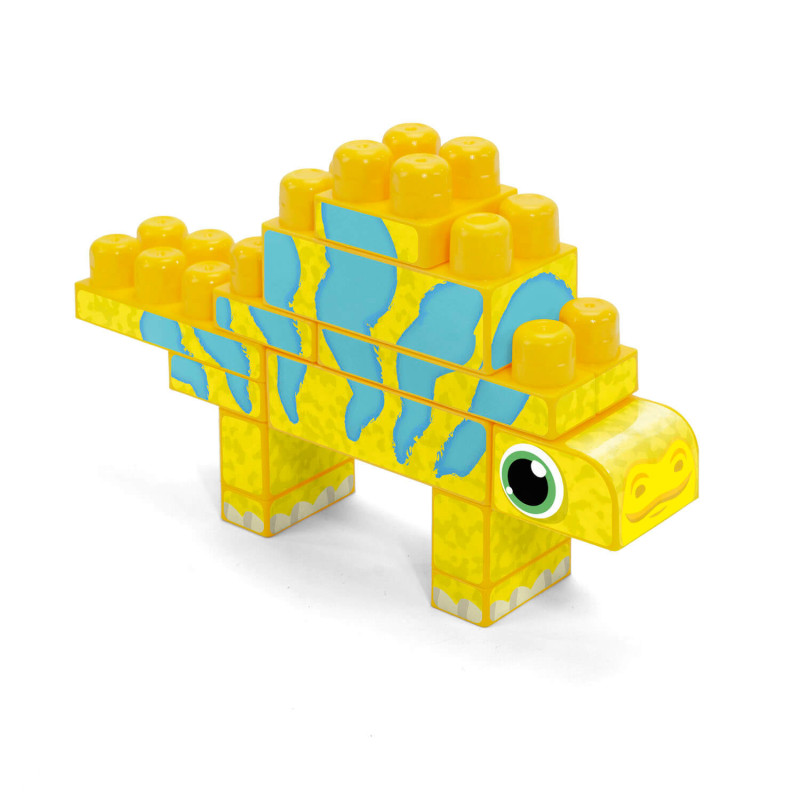 WADER 41495 Baby Blocks Dino klocki stegosaur*